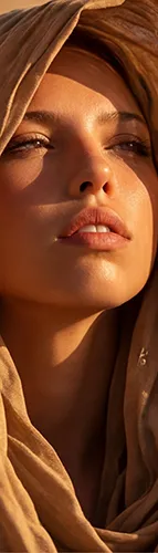 Photobooth dune aesthetic woman